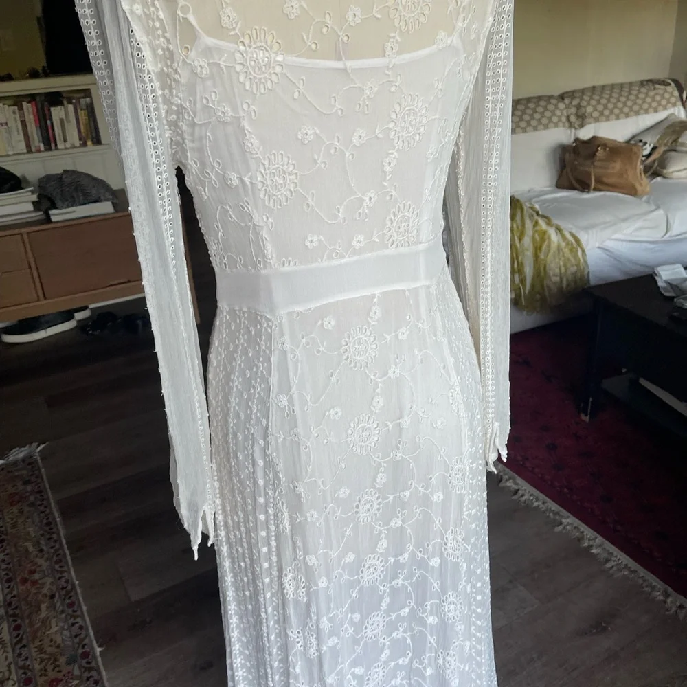 Free People White Lace Dress - Picture 4 of 10